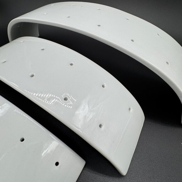 Appetizers Serving Set white Porcelain Multi-level mini kebobs toothpicks - Picture 4 of 11